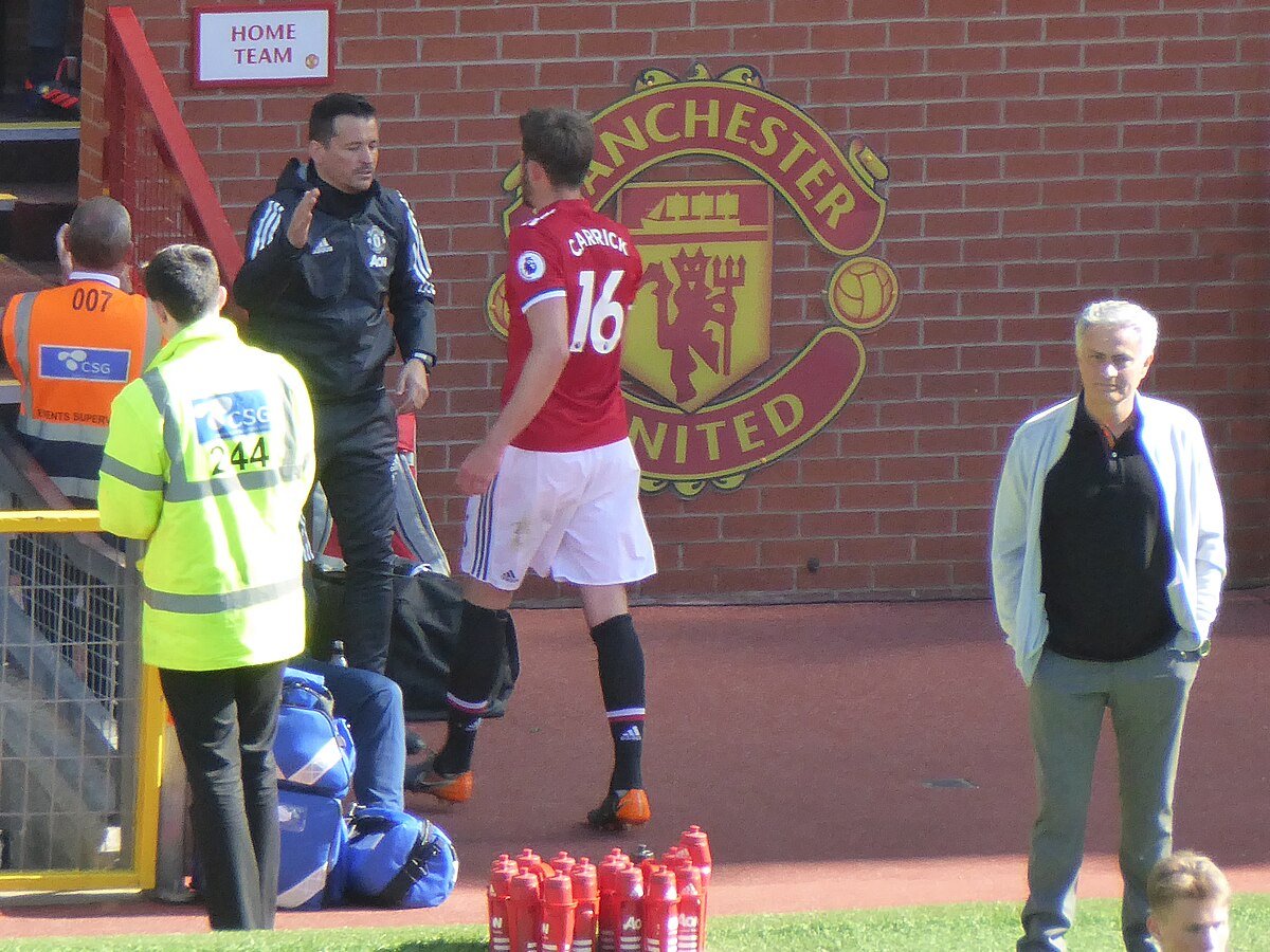 Michael Carrick at Old Trafford in 2018 - Fridays Carrick press conference addressed Uniteds lost way